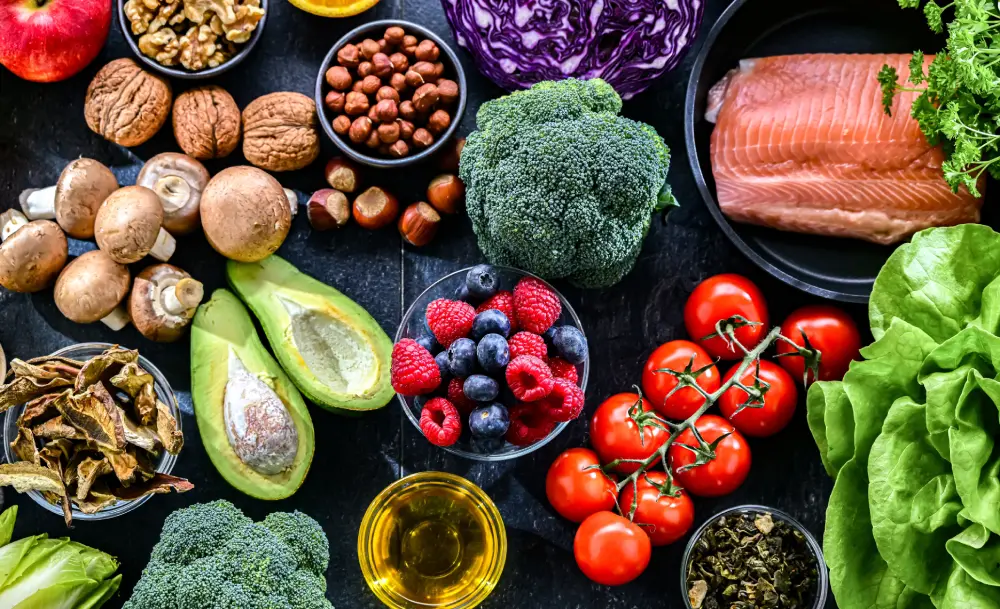 Foods representing an anti-inflammatory diet